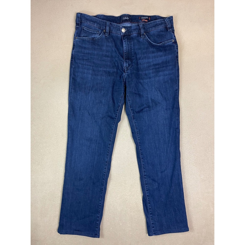 34 Heritage Charisma Jeans W38 L36 Comfort Rise‎ Classic Fit Dark Wash Denim
